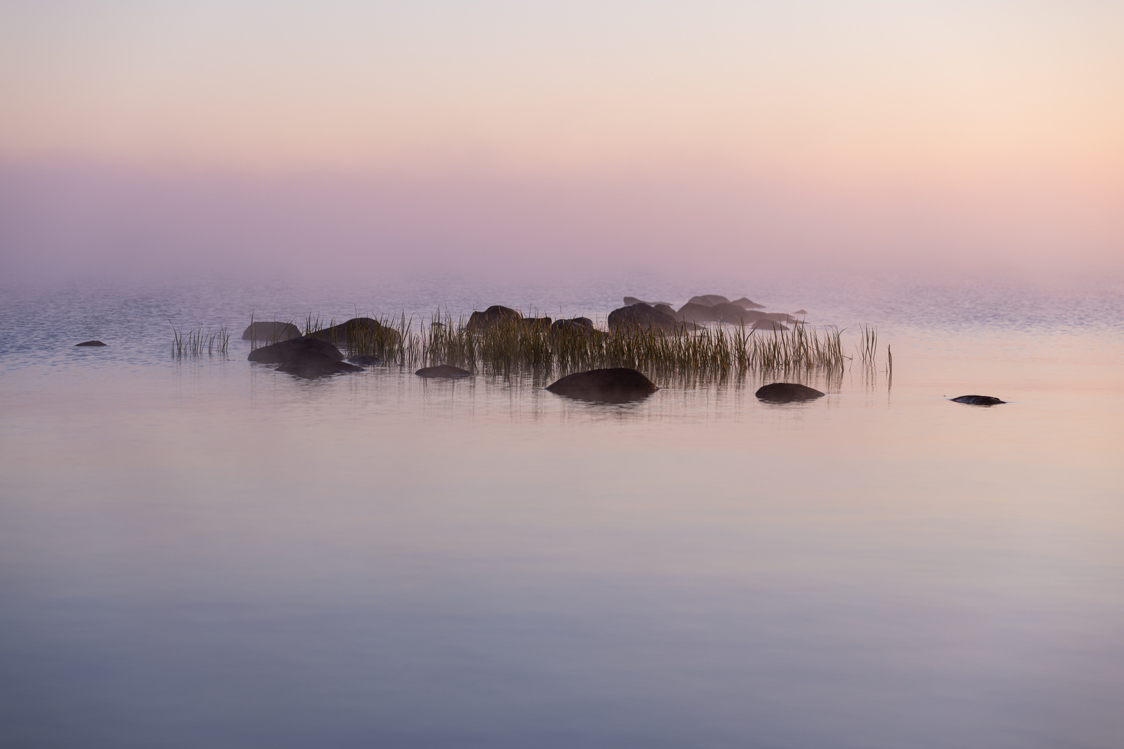 Neblige Ostsee