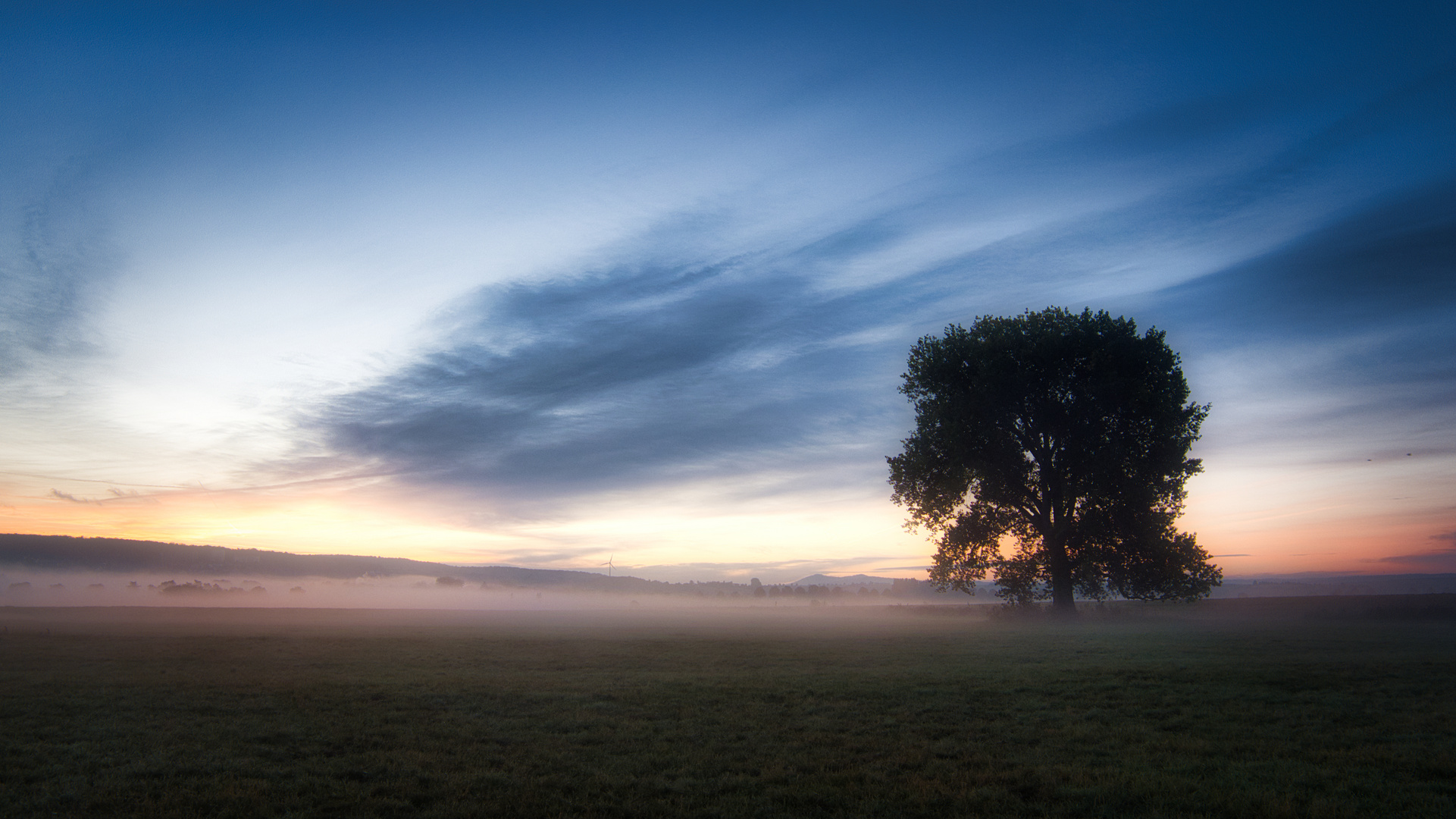 Nebliger Herbstmorgen