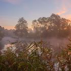 Nebliger Morgen am Havelkanal in Oranienburg