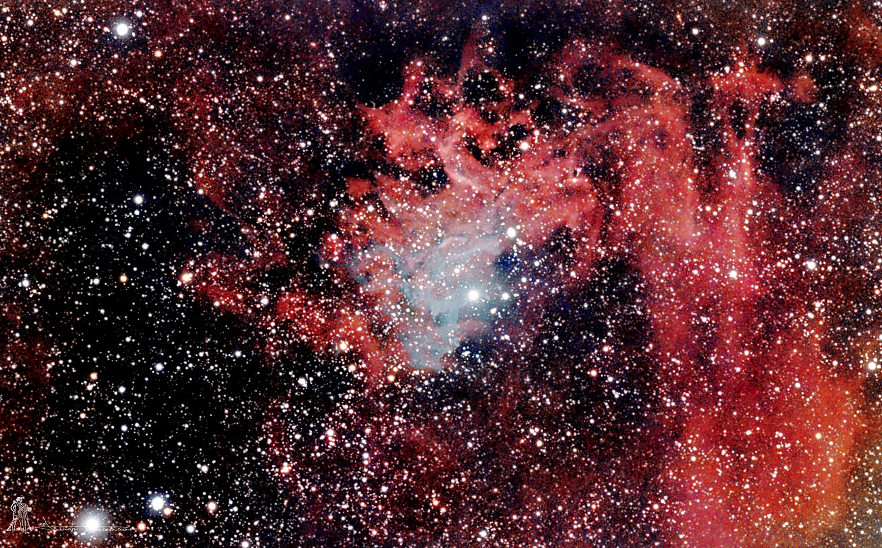 Nebulosa Estrella llameante