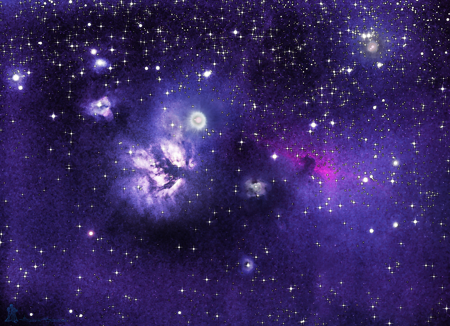 Nebulossa de La Flama y la Cabeza de caballo