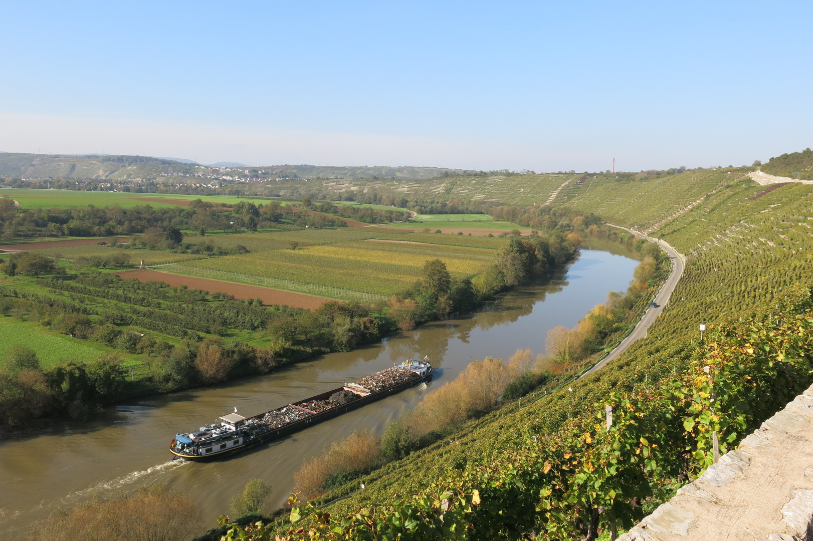 Neckar bei den Besigheimer Felsengärten