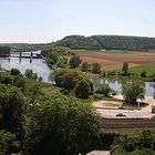 Neckar bei Gundelsheim - Blick vom Schloss Horneck