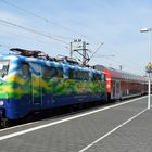 Neckar-Frankenbahn mit Lok "Hilde" im Bf Bad Friedrichshall-Jagstfeld 4.5.2023