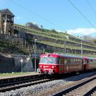 Neckar-Frankenbahn mit "Roter Flitzer" bei HN-Nordheim 10.4.2010