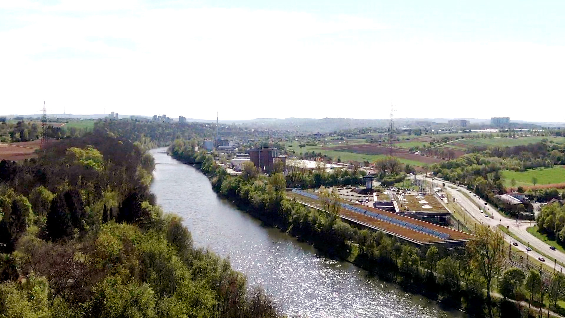 Neckar Richtung Stuttgart