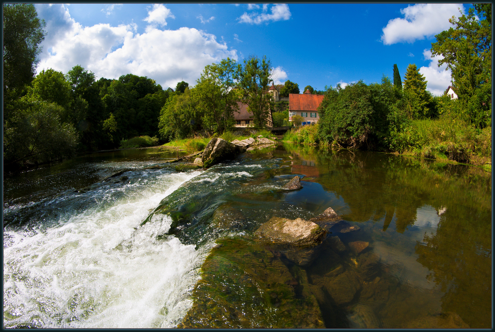 Neckar unterhalb von Rottweil