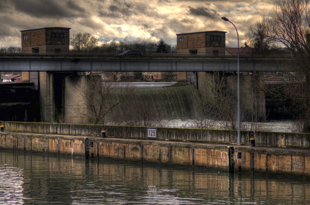 Neckarbrücke Lauffen HDR