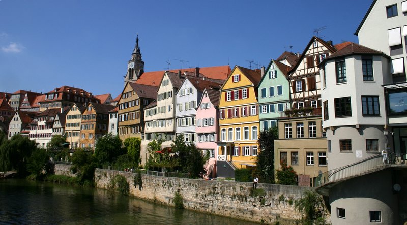 Neckarfront von Tübingen