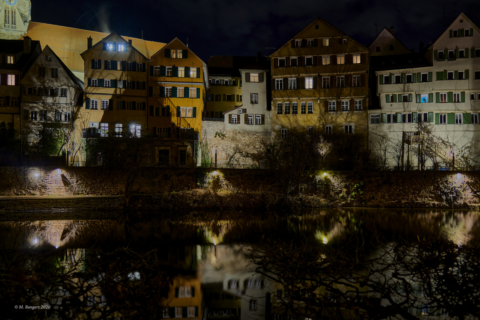 Neckargasse vom Neckar aus