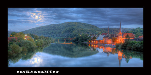 Neckargemünd bei Nacht