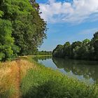 Neckarkanal vor Schleuse Horkheim