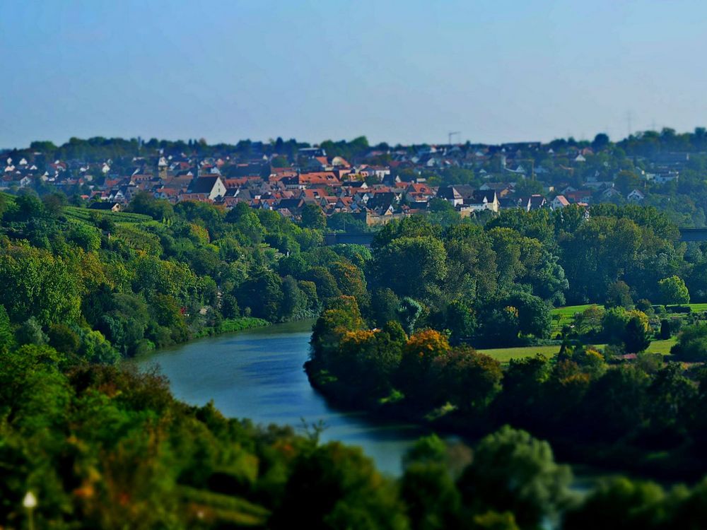 Neckarschleife bei Marbach am Neckar - Benningen