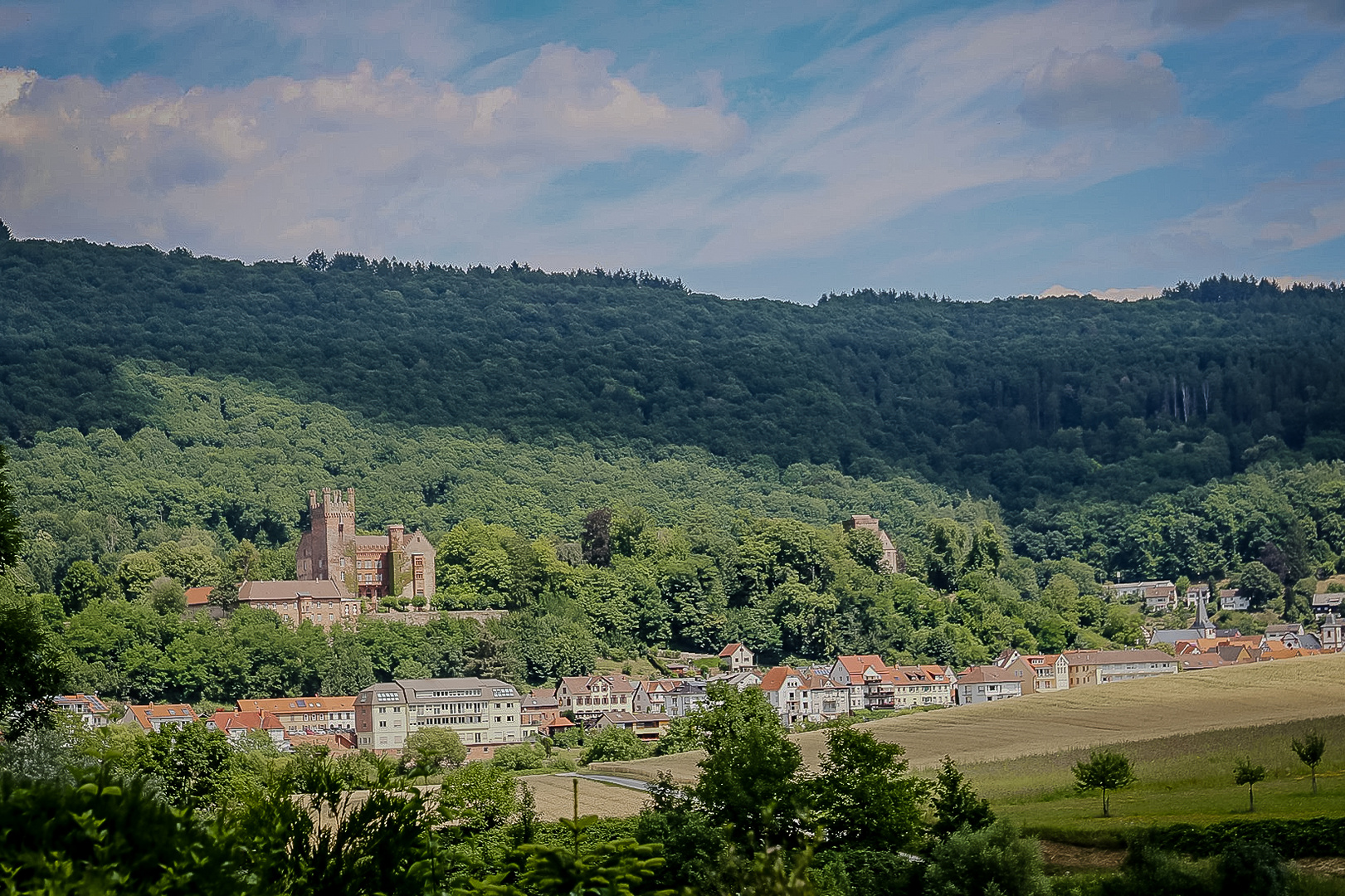 Neckarsteinach:  Mittel- und Vorderburg