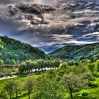 Neckartal HDR, Ziegelhausen bei Heidelberg