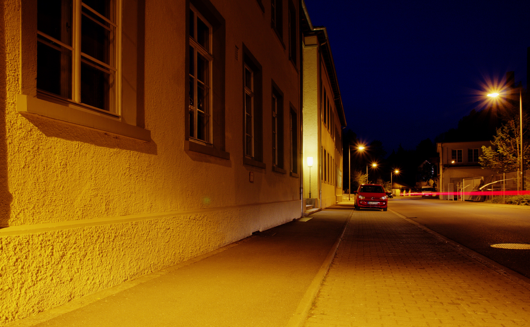 Neckartal in der Nacht