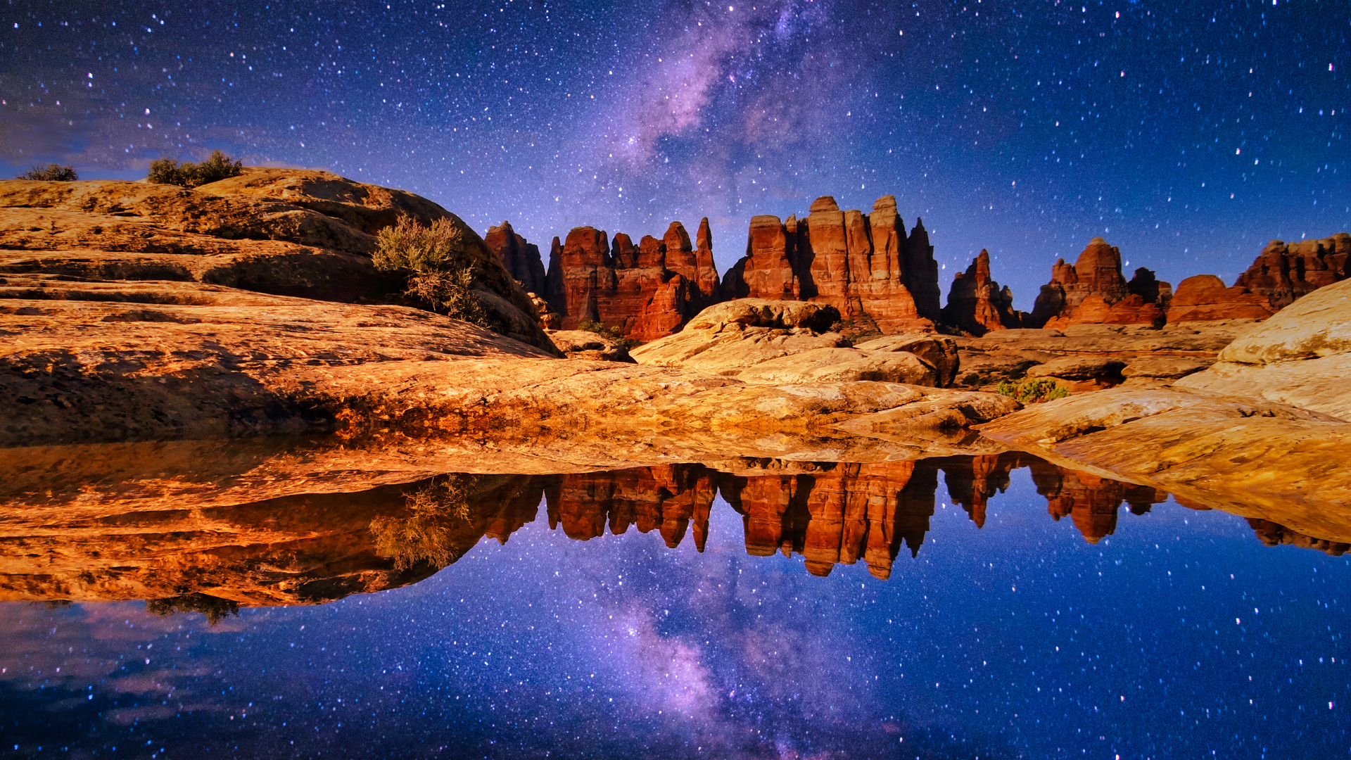 Needles National Park Starry Night