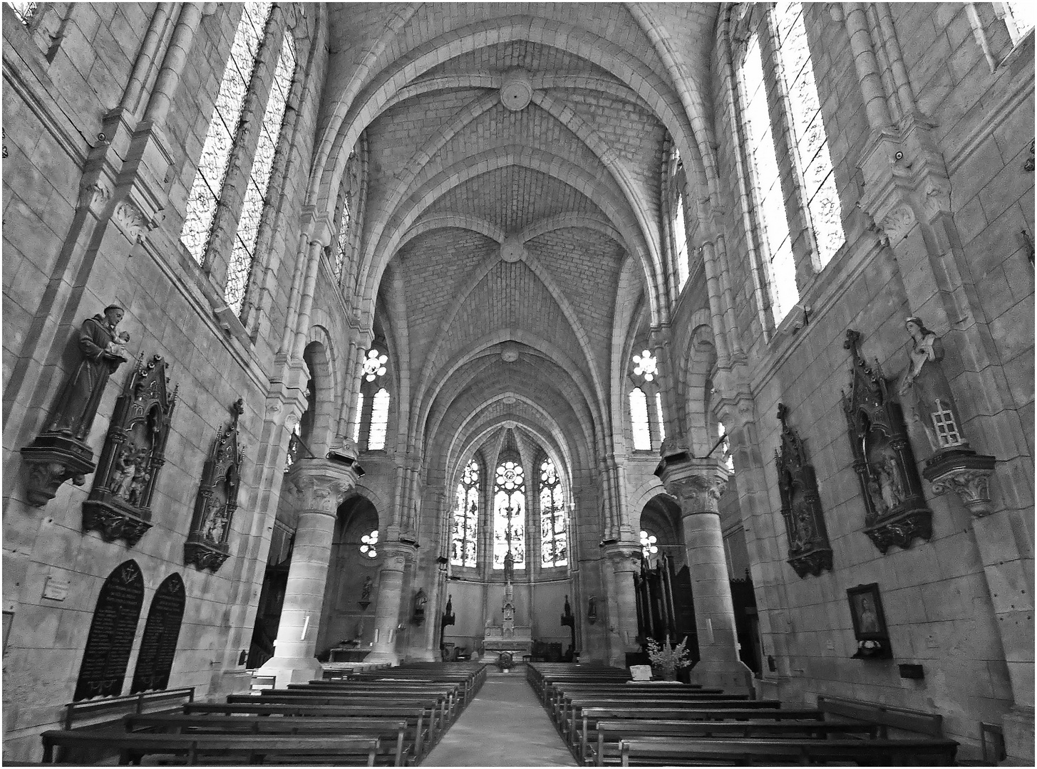 Nef de l’Eglise Notre-Dame à Nérac
