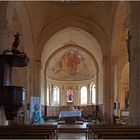 Nef et choeur de l’Eglise Saint-Maurice  (XI –XIIèmes ) --  Saint-Maurice-la-Clouère (Vienne)