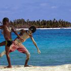 Negritos jugando en la Isla de San Andrés (COLOMBIA)