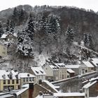 Neige à la Bourboule (Auvergne)