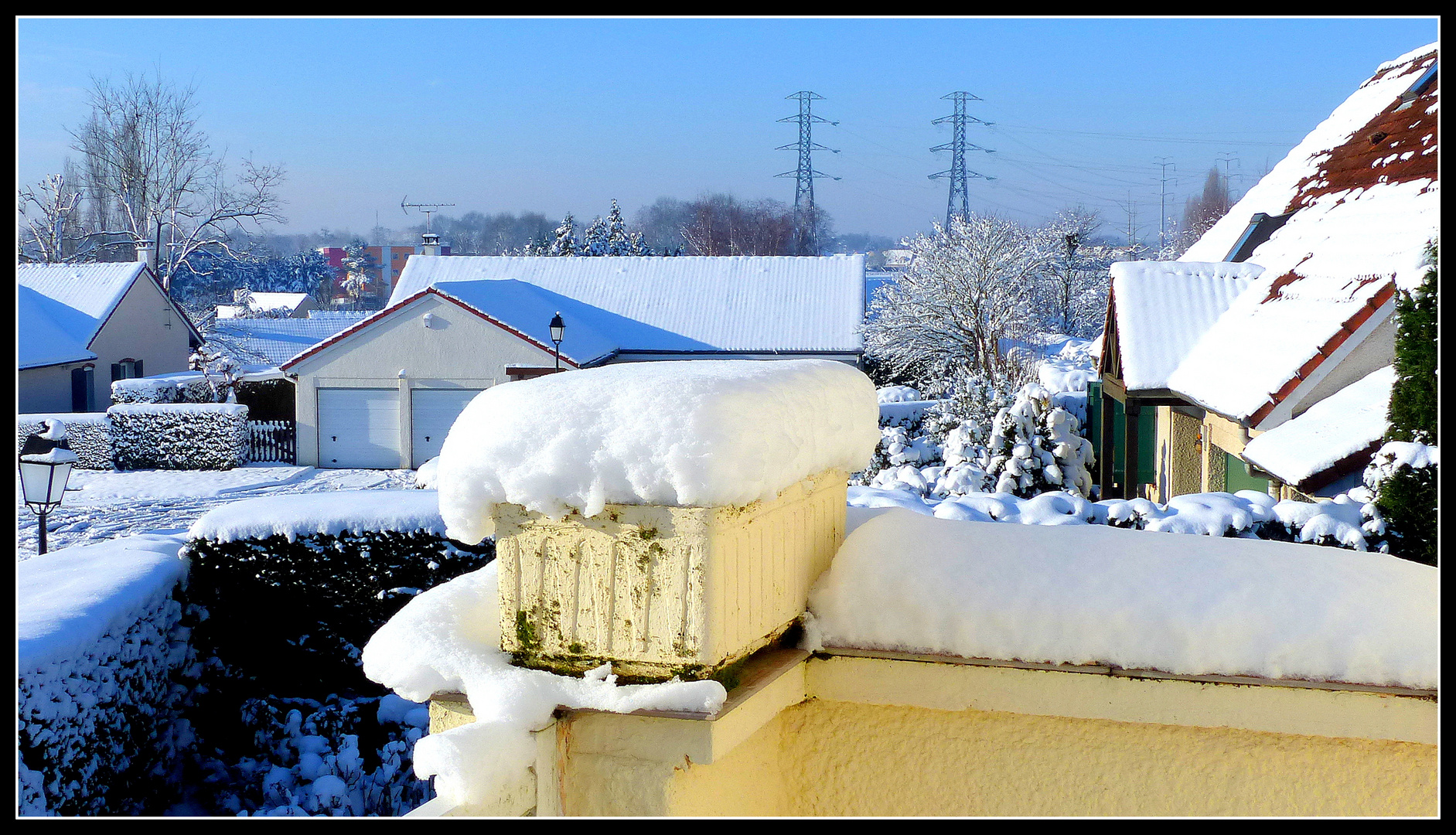 NEIGE à LESIGNY - 6 - 