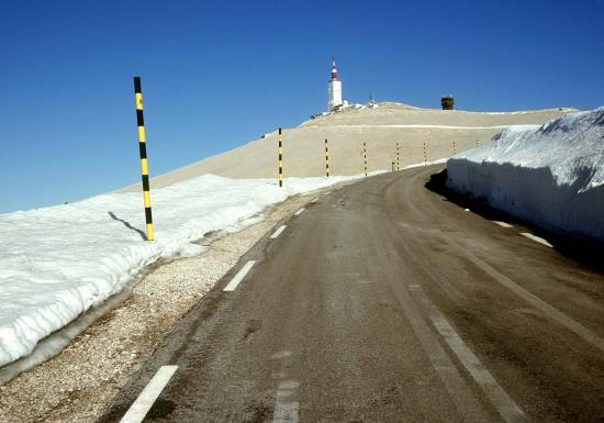 neige à Pentecôte au Ventoux en vélo