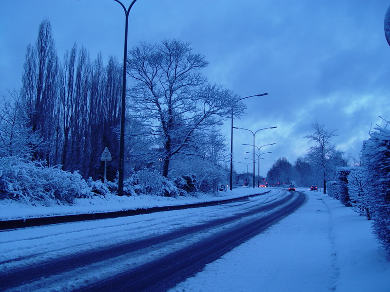 Neige à Woluwé saint Pierre