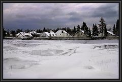 Neige dans la ville