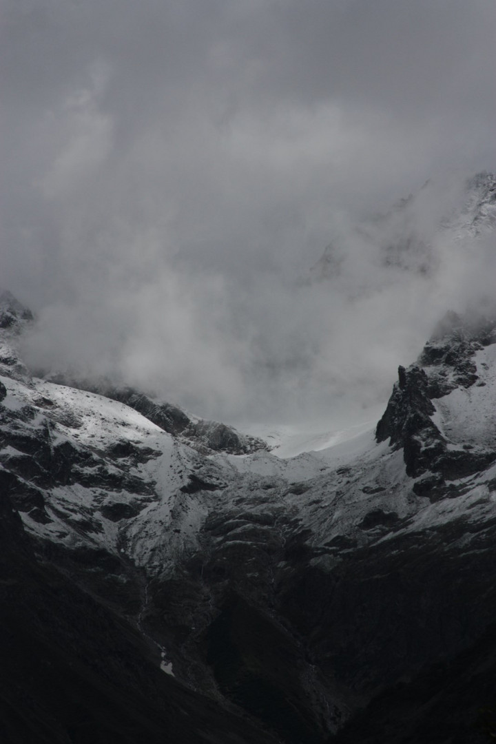 Neige en juillet sur le Valgaudemar