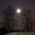 Neige et pleine Lune