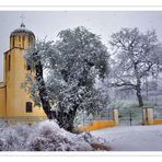 neige sur la côte d'azur ANTIBES