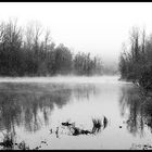 Neige sur la Dordogne...