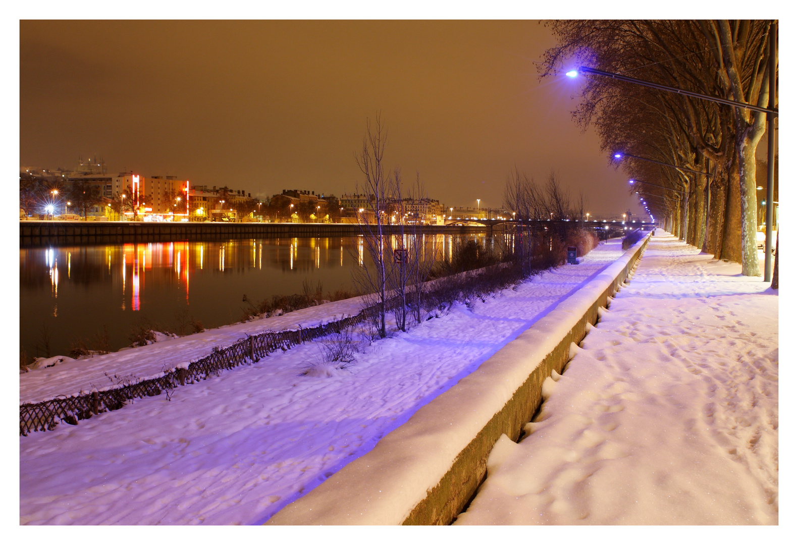 Neige sur Lyon