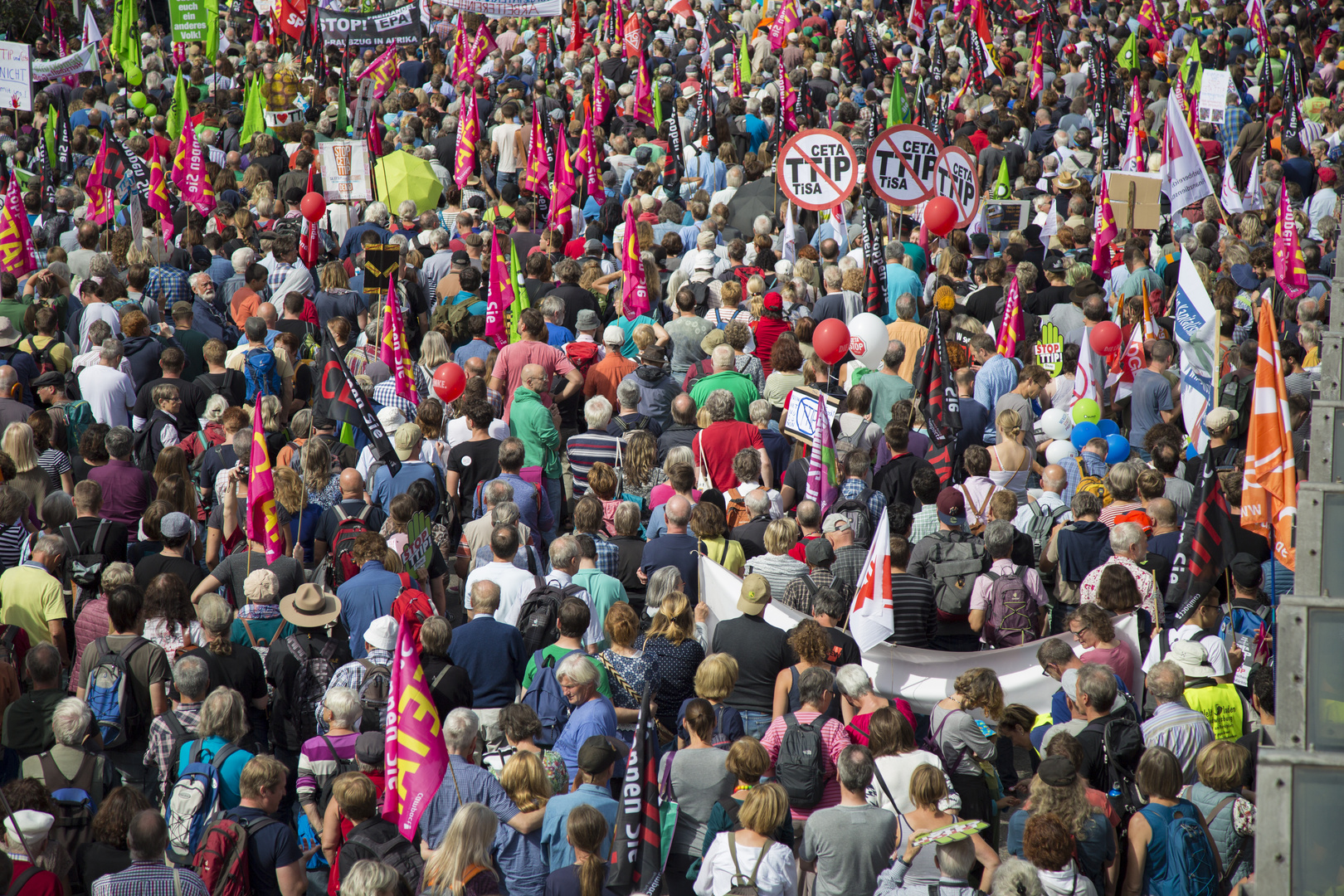 Nein zu TTIP und CETA in Stuttgart