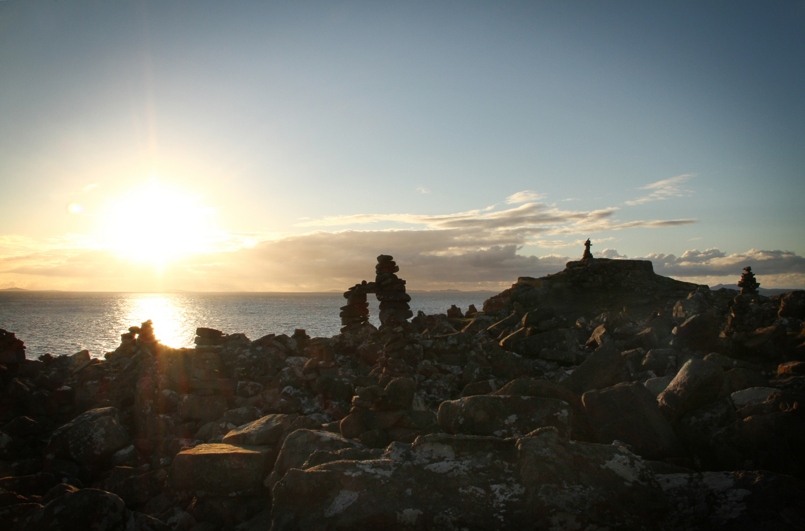 Neist Point Cairns