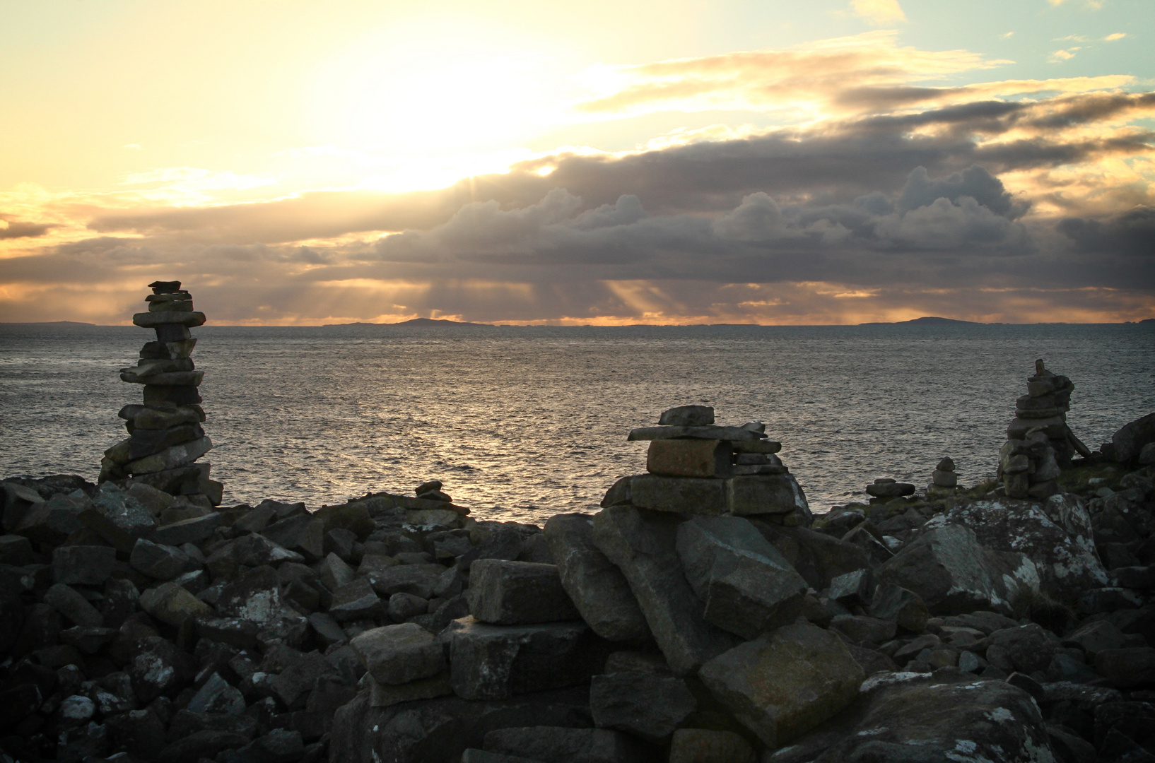 Neist Point Cairns III