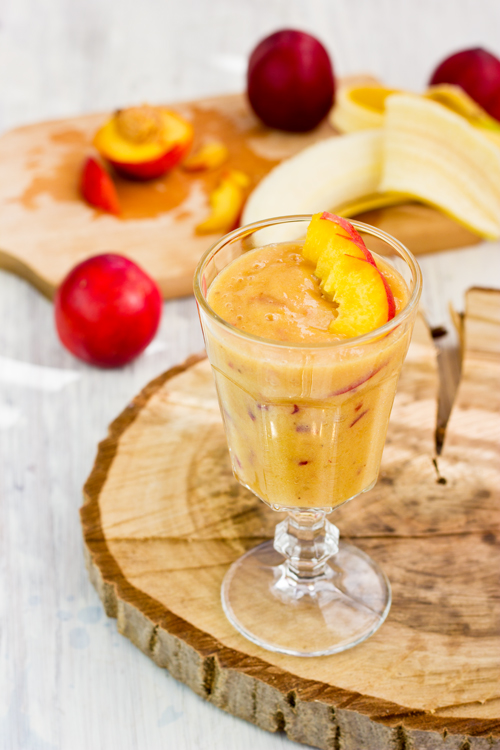 Nektarinen-Bananen-Smoothie