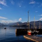 Nel porto di Cerro in Laveno