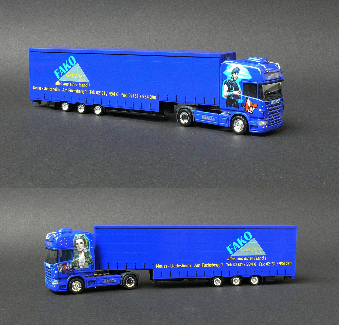 Nelo-Airbrush Truckmodelle von Herpa (1  6)