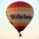 Nen Ballon über dem Niederen Waldteich in Volkersdorf