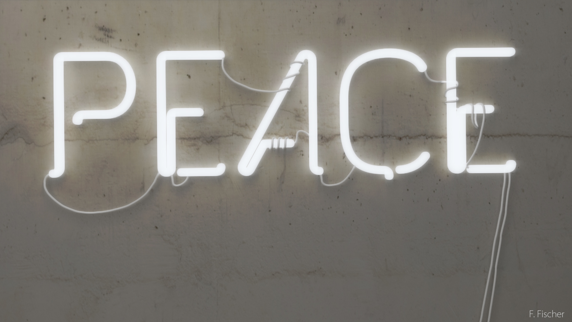 Neon Schrift Foto Bild Rendering Stillleben Objekte Beton Bilder Auf Fotocommunity