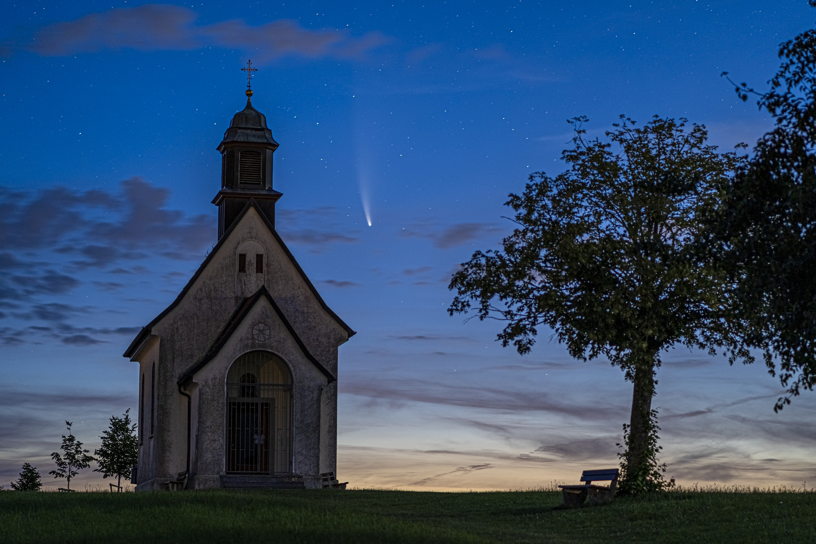 Neowise AIligen Haldenberg Juli 2020