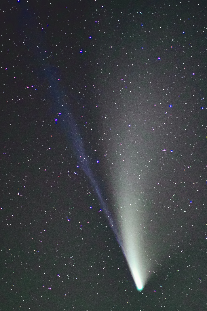 Neowise mit Ionenschweif am 22.07.2020