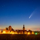 Neowise über Burg Querfurt