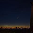 Neowise über Helgoland