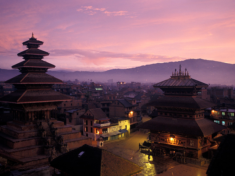 Nepal 11: Morgendämmerung über Bhaktapur