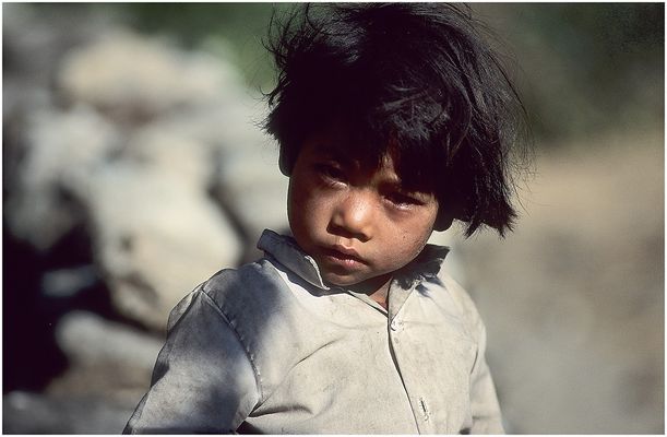 NEPAL 1992 - LAND DER BERGE - JOMSOM TREK - GHOROPANI - BEGEGNUNGEN (18 117)
