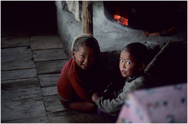 NEPAL 1992 - LAND DER BERGE - JOMSOM TREK - GHOROPANI - BEGEGNUNGEN (18 15)