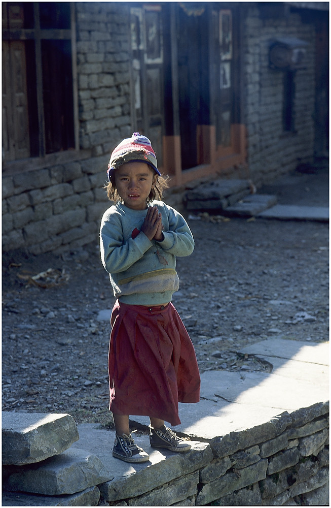 NEPAL 1992 - LAND DER BERGE - JOMSOM TREK - LETE - BEGEGNUNGEN (32 11)